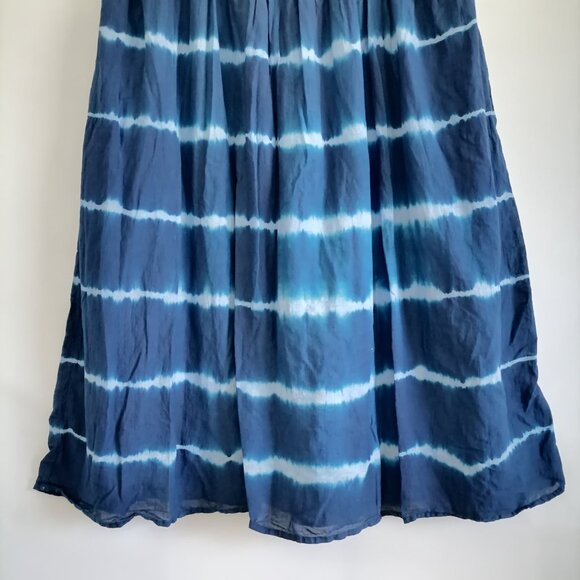 Cato Womens Blue Elastic Waist Witchy Tie Dye Pull On Flare Skirt Size 22/24W - Picture 3 of 7
